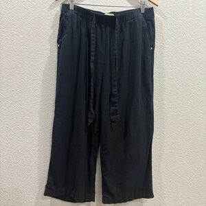 MICHAEL Michael Kors Charcoal Wide Leg Ankle Pants